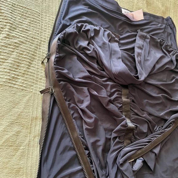 Cache Navy Ruched Pencil Skirt - Picture 6 of 8